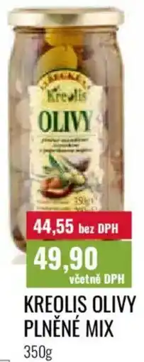 Ratio Kreolis olivy plněné mix nabídka