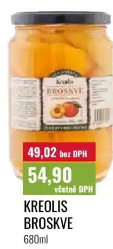 Ratio Kreolis broskve nabídka