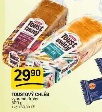 TOUSTOVÝ CHLÉB vybrané druhy