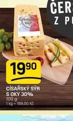 Flop CÍSAŘSKÝ SÝR S OKY 30% nabídka