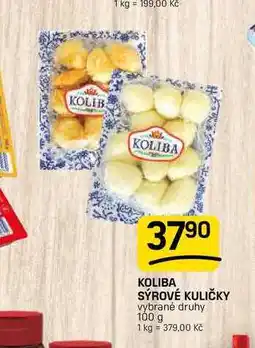 Flop KOLIBA SÝROVÉ KULIČKY vybrané druhy nabídka