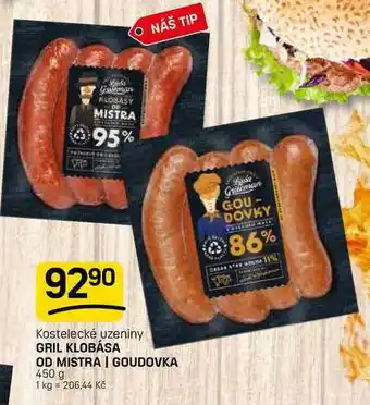 GRIL KLOBÁSA OD MISTRA | GOUDOVKA