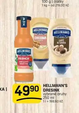 Flop HELLMANN'S DRESINK vybrané druhy nabídka
