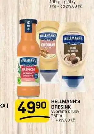 Flop HELLMANN'S DRESINK vybrané druhy nabídka