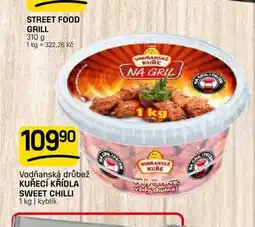 Flop KUŘECÍ KŘÍDLA SWEET CHILLI 1 kg | kyblík nabídka