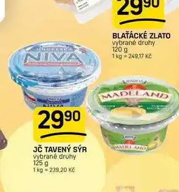 Flop JČ TAVENÝ SÝR vybrané druhy nabídka