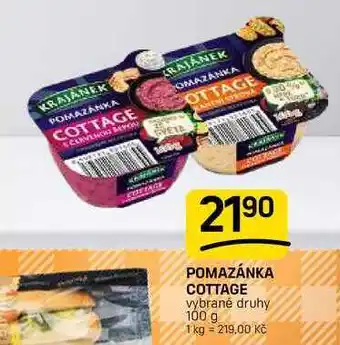 Flop POMAZÁNKA COTTAGE vybrané druhy nabídka