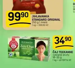 Flop ČAJ TEEKANNE vybrané druhy nabídka