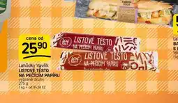Flop LISTOVÉ TĚSTO NA PEČÍCÍM PAPÍRU vybrané druhy nabídka