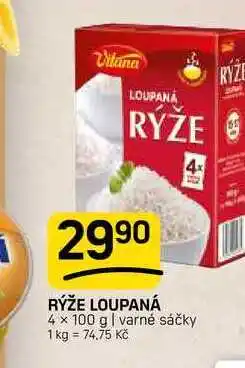Flop RÝŽE LOUPANÁ 4 × 100 g | varné sáčky nabídka