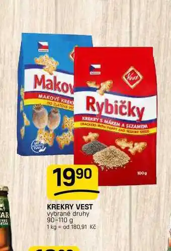 Flop KREKRY VEST vybrané druhy nabídka