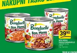 Flop BON MENU FAZOLE BONDUELLE vybrané druhy nabídka