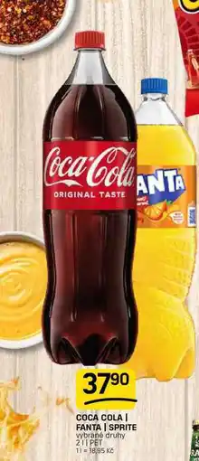 Flop COCA COLA | FANTA | SPRITE vybrané druhy nabídka