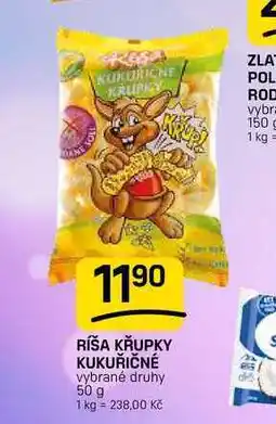 Flop RÍŠA KŘUPKY KUKUŘIČNÉ vybrané druhy nabídka