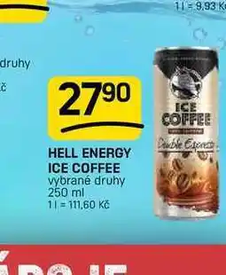 Flop HELL ENERGY ICE COFFEE vybrané druhy nabídka