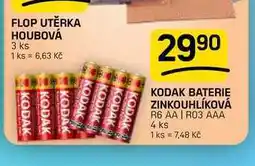 Flop KODAK BATERIE ZINKOUHLÍKOVÁ R6 AA | R03 AAA 4 ks nabídka