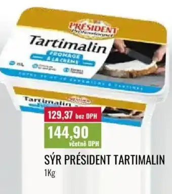 Ratio Sýr président tartimalin nabídka