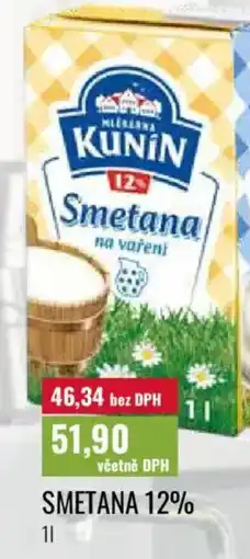 Ratio Smetana 12% nabídka