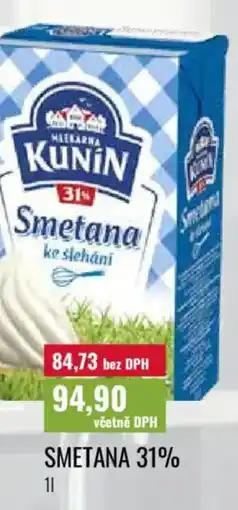 Ratio Smetana 31% nabídka