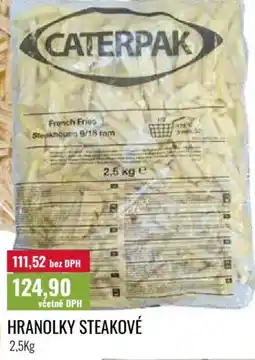 Ratio Hranolky steakové nabídka