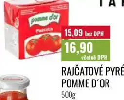 Ratio Rajčatové pyré pomme d'or nabídka