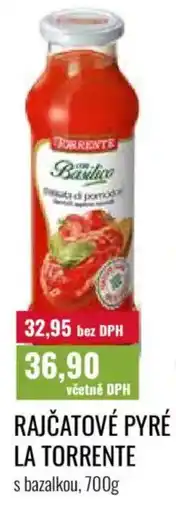 Ratio Rajčatové pyré la torrente s bazalkou nabídka