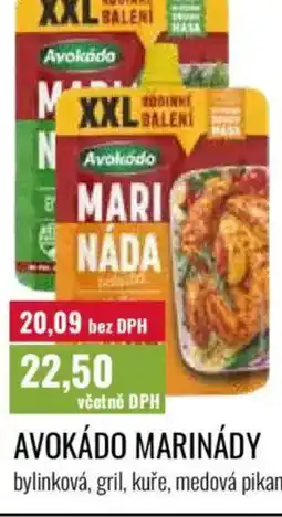 Ratio Avokádo marinády nabídka