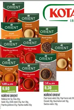 Ratio Koření orient nabídka
