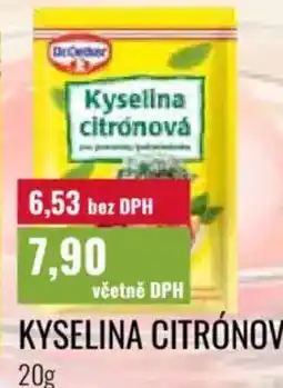 Ratio Dr.Oetker Kyselina citrónová nabídka