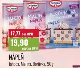 Ratio Dr.Oetker Napln nabídka