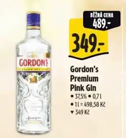 Albert Gordon's Premium Pink Gin nabídka