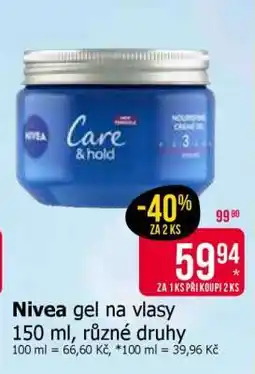 Teta Nivea gel na vlasy nabídka