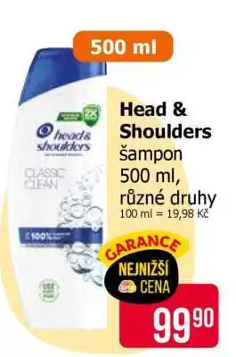 Teta HEAD& SHOULDERS Šampon nabídka