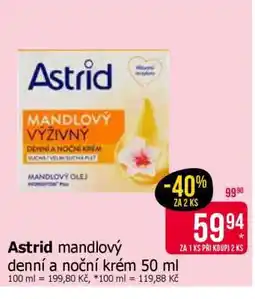Teta Astrid mandlový denní a noční krém 50 ml nabídka