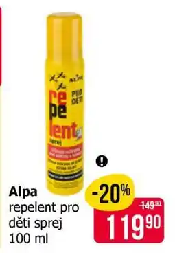 Teta Alpa repelent pro děti sprej 100 ml nabídka
