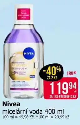 Teta Nivea micelární voda 400 ml nabídka