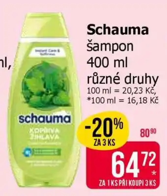 Teta Schauma Šampon nabídka