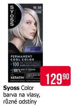 Teta Syoss Color barva na vlasy, různé odstíny nabídka