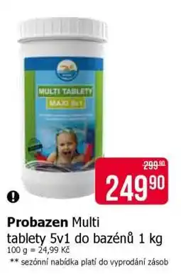 Teta Probazen Multi tablety 5v1 do bazénů 1 kg nabídka