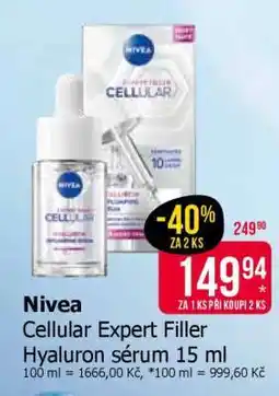 Teta Nivea Cellular Expert Filler Hyaluron sérum 15 ml nabídka