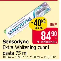 Teta Sensodyne Extra Whitening Zubní pasta 75 ml nabídka