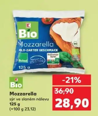 Kaufland Mozzarella nabídka