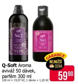 Teta Q-Soft Aroma aviváž 50 dávek, parfém 300 ml nabídka