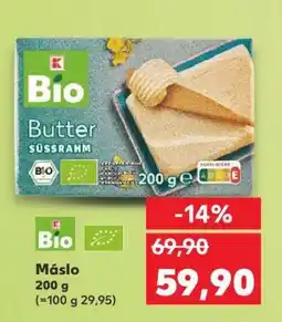 Kaufland BIO Máslo nabídka