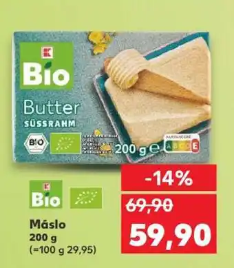 Kaufland BIO Máslo nabídka