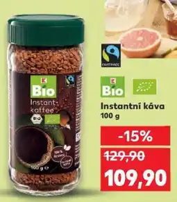 Kaufland Bio Instantní káva nabídka