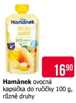 Teta Hamánek ovocná kapsička do ručičky 100 g nabídka