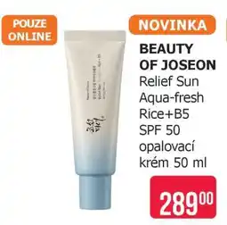 Teta BEAUTY OF JOSEON Relief Sun Aqua-fresh Rice+B5 SPF 50 opalovací krém 50 ml nabídka