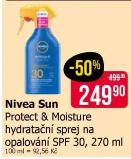 Teta Nivea Sun Protect & Moisture hydratační sprej na opalování SPF 30, 270 ml nabídka