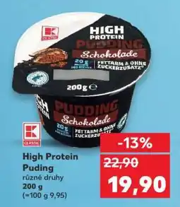 Kaufland High protein puding nabídka